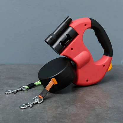 Dual Dog Leash With Light