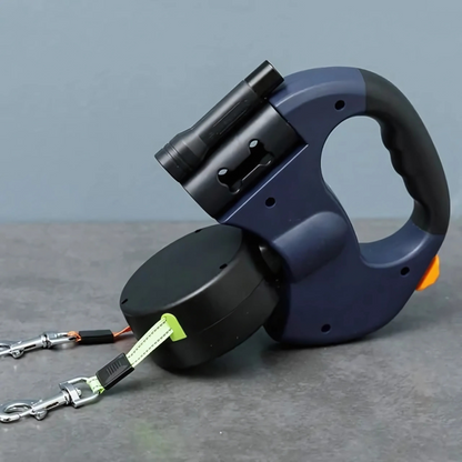 Dual Dog Leash With Light