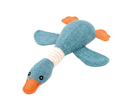 Squeaking Goose Chew Toy