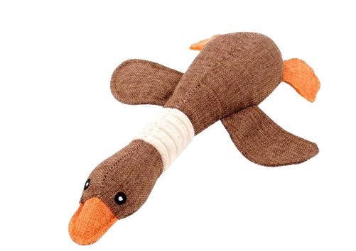 Squeaking Goose Chew Toy