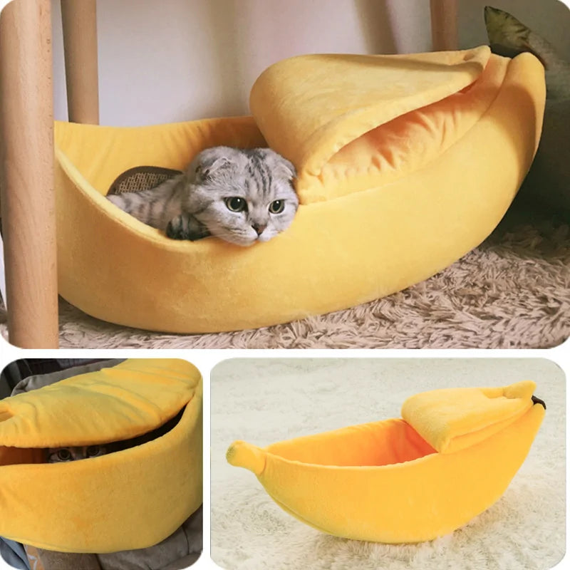 Funny Banana Cat Bed