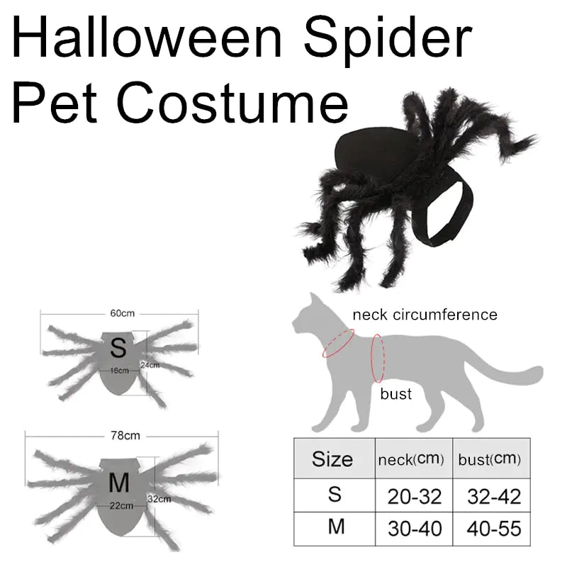 Spooky Spider Pet Costume