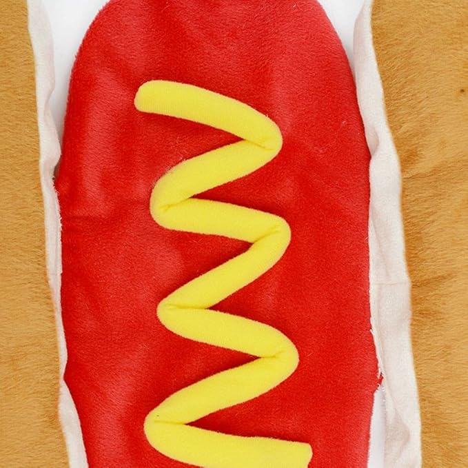 Furry Hot Dog Pet Costume